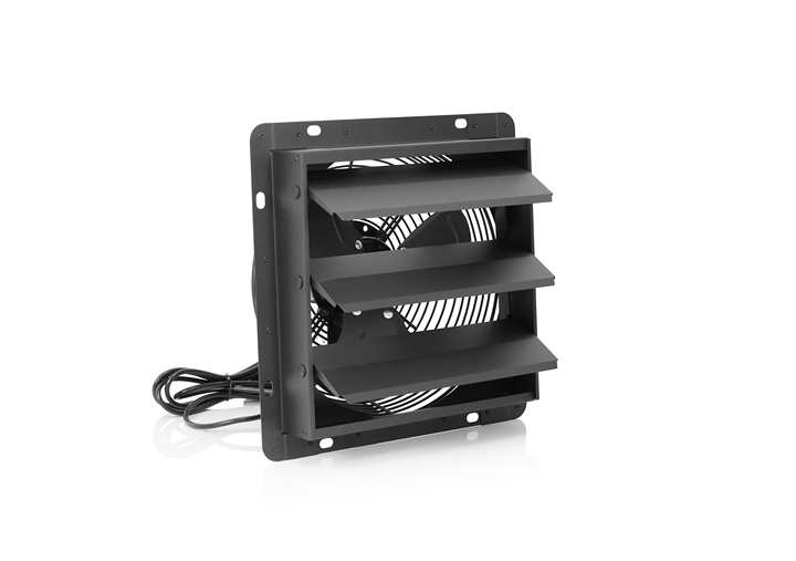 12inch Window Mounted Bathroom Exhaust Fan Wall Mount Kitchen Solar Exhaust Fan