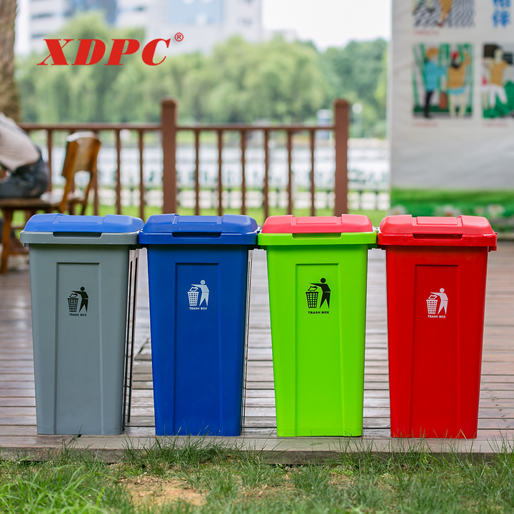 Different Waste Collection 50l Classified Plastic Rubbish Trash Bin