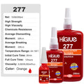 High Strength Red Liquid Anaerobic Flange Sealant 277 High Viscosity Threadlocker Screw Lock Glue for Woodworking Packing Epoxy