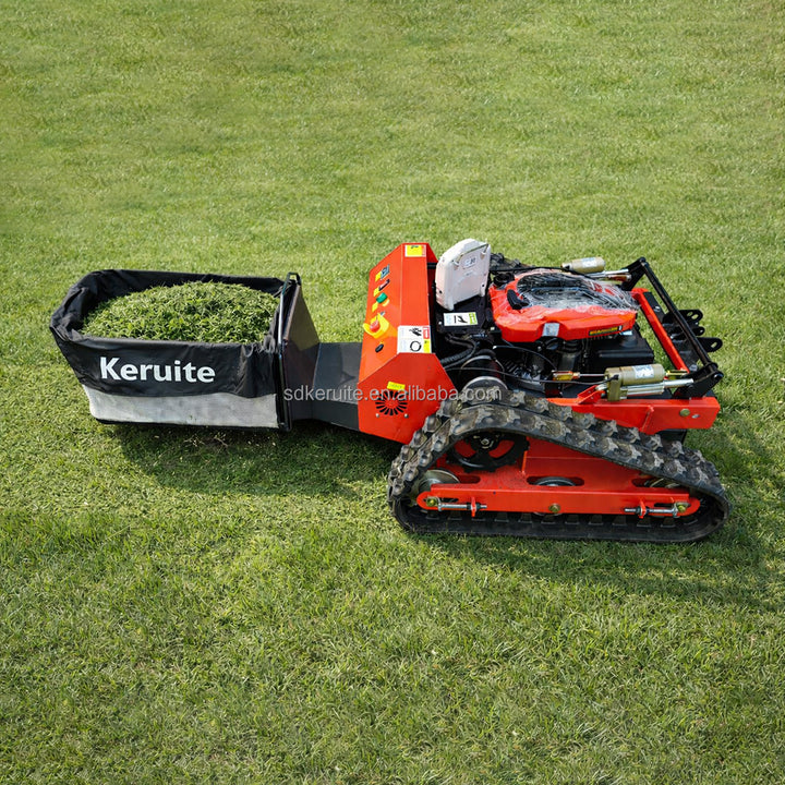 Gas-Electric Hybrid Remote Control Flail Mower Self-Charging Robot Grass Cutter with Loncin/Yamaha Engine