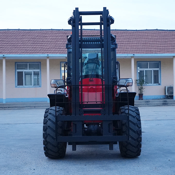 SDYD 4x4 Wheel Drive CE EPA Euro 5 Diesel Forklift 6 Ton off Road 2 Year Warranty
