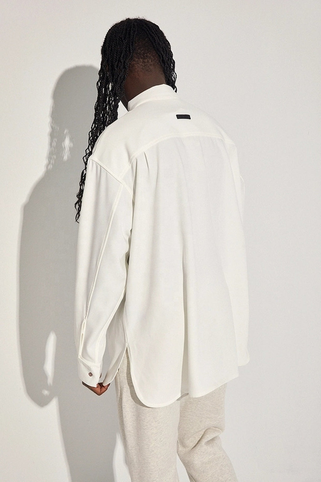 wholesale 100% cotton Designer dress shirts button down mens shirts long sleeve oversized  white shirts casual blouse