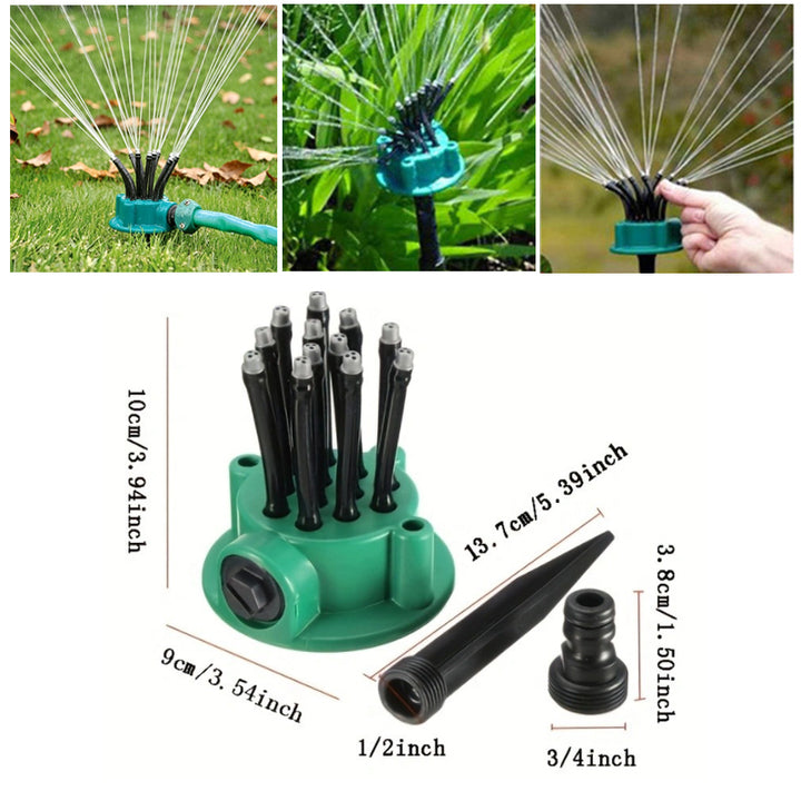 360 Degree Garden Automatic Multi Head Sprinkler for Greenhouse and Agricultural Farm Irrigation