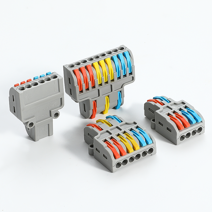 2 in 4,6 Out,3 in 6,9out Quick Fast Wire Connector Universal Wiring Cable Connector Push-in Conductor Terminal Block 450V