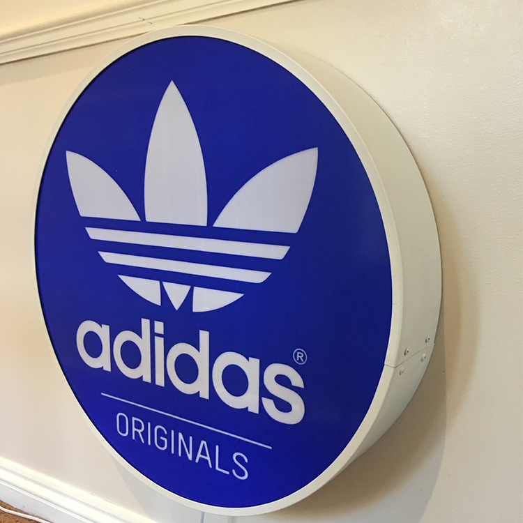 Manufacturer Custom Outdoor Advertising Round Led Light Box Logo Signs