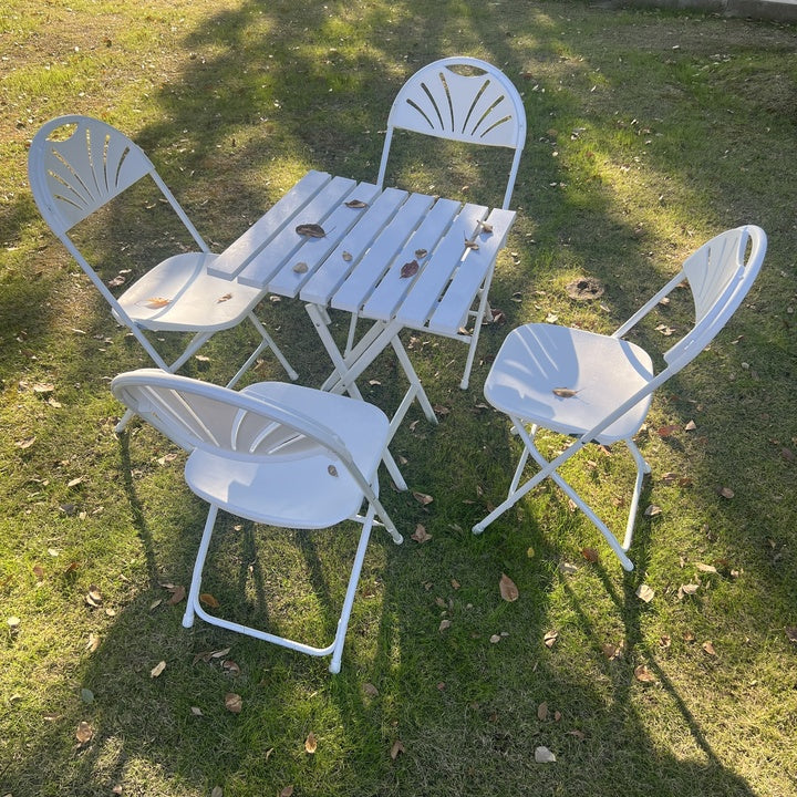 Top Quality Wholesale Foldable Chair Wedding Plastic Wimbledon Garden Chairs White Resin Folding Chair for Outdoor Event