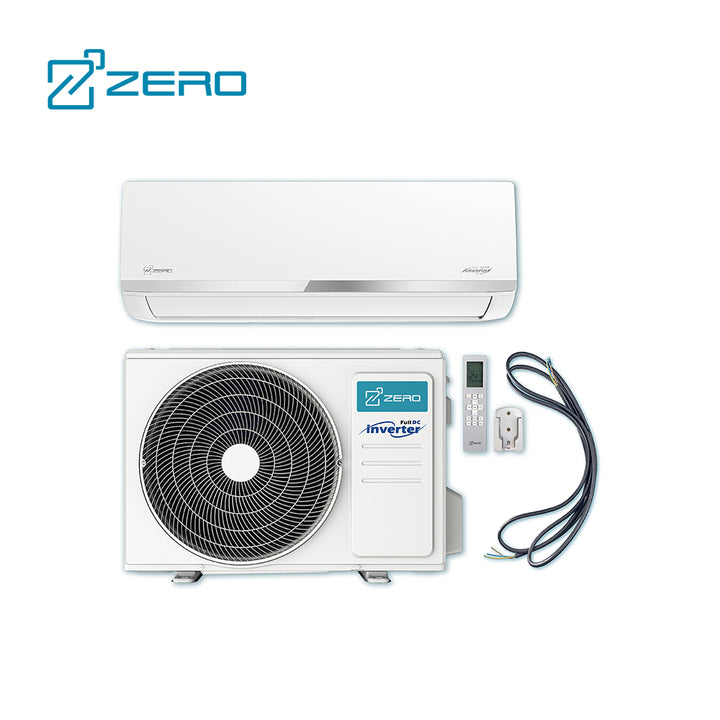 ZERO Inverter R410A AC Unit 21000-30000 BTU Mini Split Air Conditioner Wall Mounted Household & Outdoor Use 20+SEER