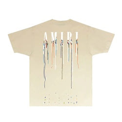 Amiry NEW Mens Womens Designer T shirts Printed Fashion man T-shirt Top Quality Cotton Casual Tees Short Sleeve Luxury Hip Hop