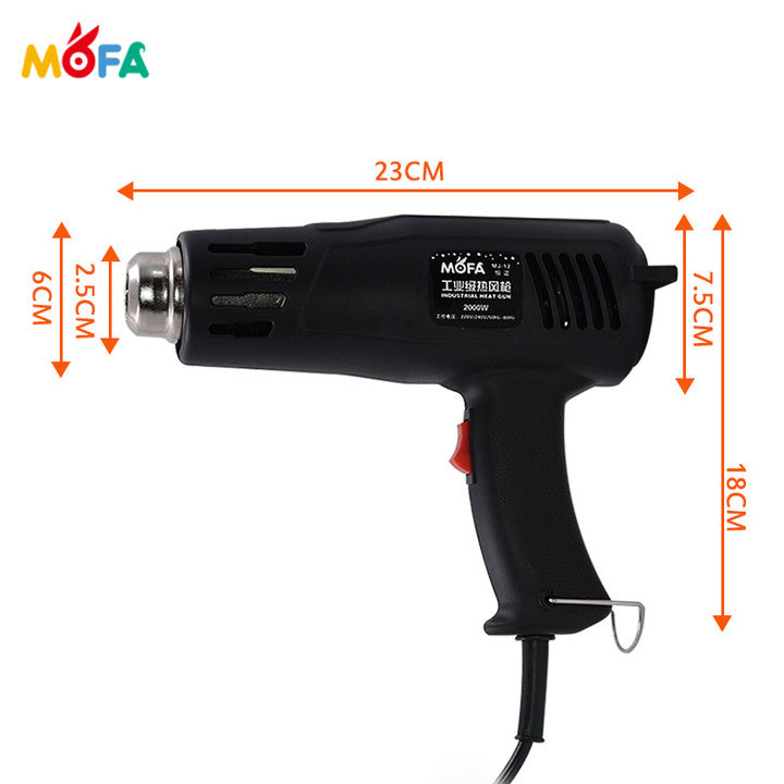 1800W Professional Industrial Temperature Adjustable Heat Gun Mini Hot air Gun Heat Gun Blower