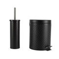Customizable Pink 3L Foot Pedal Bin - Includes Toilet Brush, Metal Lid for Multi-Room Use