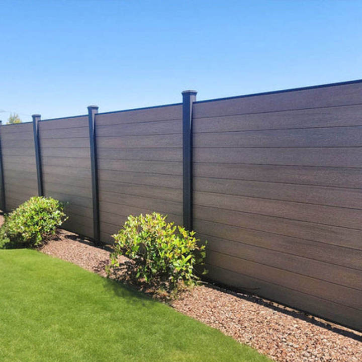 Customizable Black Solar Aluminum Alloy Modern Eco-Friendly Garden Privacy Fence Panels Outdoor Home Fencing & Trellis Gates