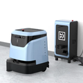 Auto-Charging App-Controlled Industrial Floor Scrubber Robot with Automatic Dirt Disposal for Hotel Tile Marble Warehouse Office