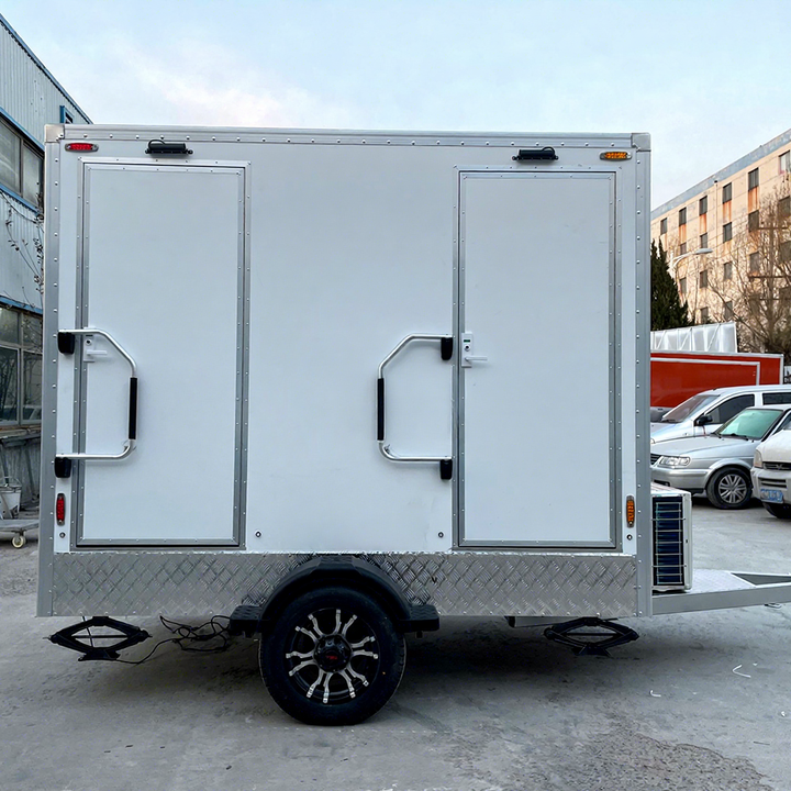2025 Restroom Portable Toilet Luxury Restroom Trailer Mobile Bathroom Toilets for Sale Upgraded Portable Toilet Camping