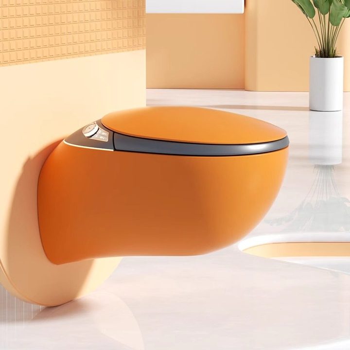 Modern Bathroom Automatic Commode Inodoros Wc Toilet Bowl Auto Water Closet Smart Ceramic Uv Egg Shape Wall Hung Bidet Toilet