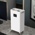 Vertical Metal Box New Movable 280 Enclosure DIY Kits with Wheel 48V 200A JK V19 BMS for Lifepo4 280Ah LiFePO4 320Ah Cells