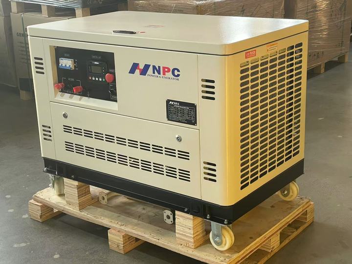 NPC Silent 10 kw 15kw 20kw 30kw Portable Dual Fuel Gas Generator Set Natural Gas Gasoline Electric Power Generator for Home Use