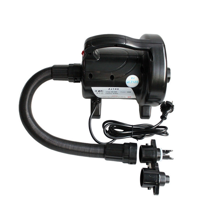Portable 1200W Fast Inflating Deflating Electric Air Pump for Inflatables Tent Air Mattress Boat Sealed Inflatables Toy Products