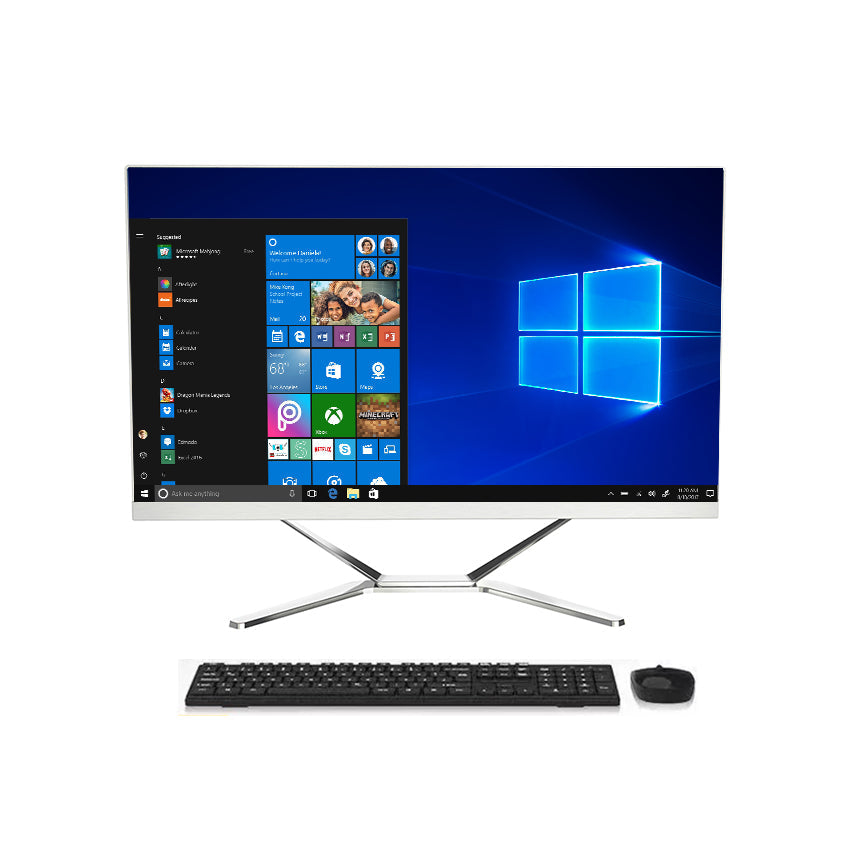 24Inch I5-3320 Quad-Core 3.3GHZ Pc All In One Windows All In One Computer White For Meeting Room Pc All In One Touch 27