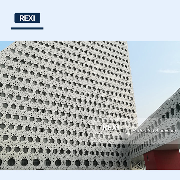 Modern Aluminum Perforated Panel for Exterior Curtain Wall and Ventilated Cladding Waterproof & Fireproof Home Panels