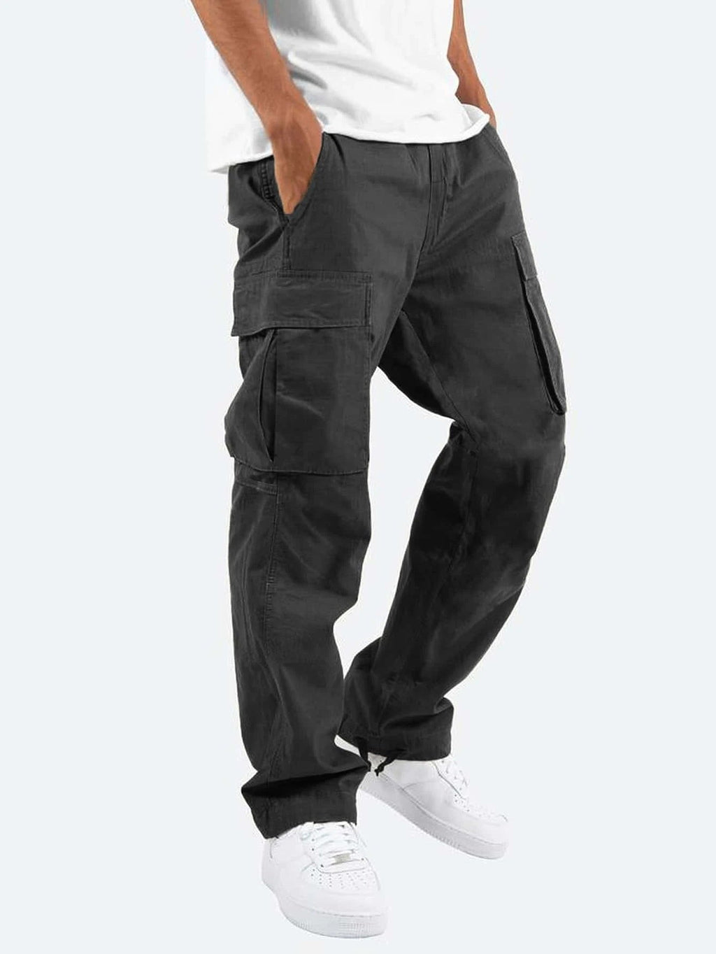 2022 OEM cargo sweat pants men streetwear black cargo pants khaki track Trousers plus size cargo pants men