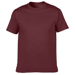 Tee Shirts Company Promotional Logo Printed Bulk Plain Staff Uniform Adult 180g White 100 Cotton Unisex Custom Men's T-Shirts
