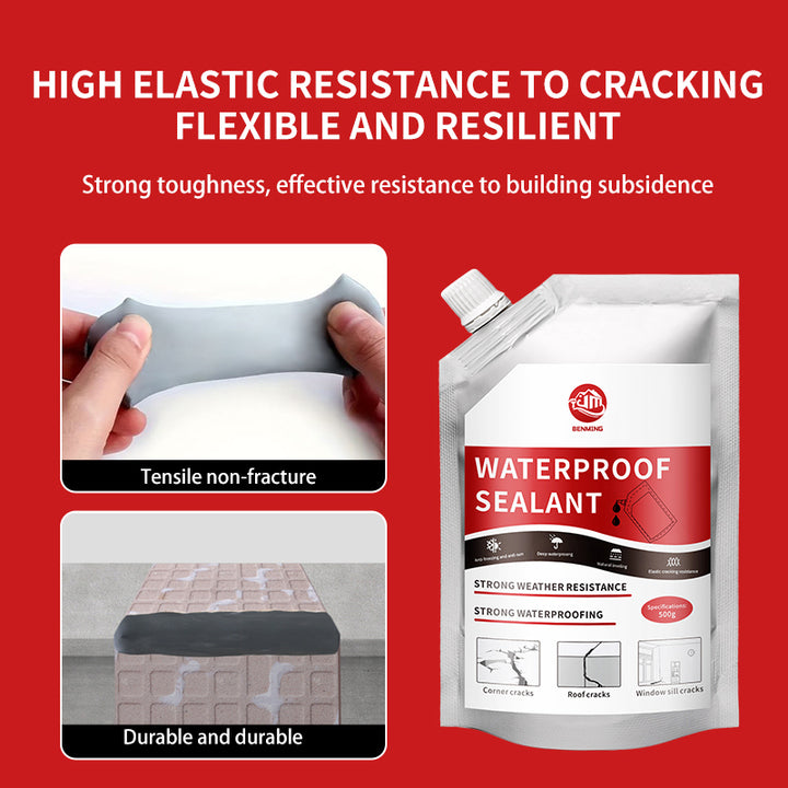 Slab Concrete Crack Waterproof Repair Sealant Caulking Glue for Caulk Sealer Gray Concrete Patch Outdoor Concrete Crack Filler