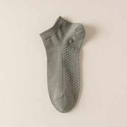 Custom Printed logo Thick Cotton Gym Short low Cut Sporty Socks Non Slip Men Outdoor Running Ankle Socks