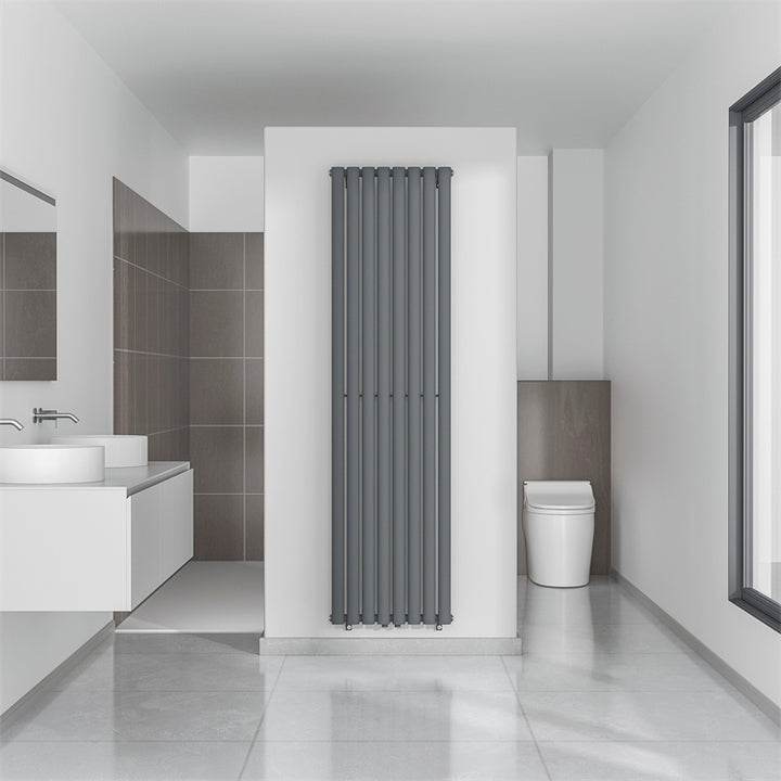 AVONFLOW CE Modern Vertical Column Single Flat Panel Designer Water Heating Radiator