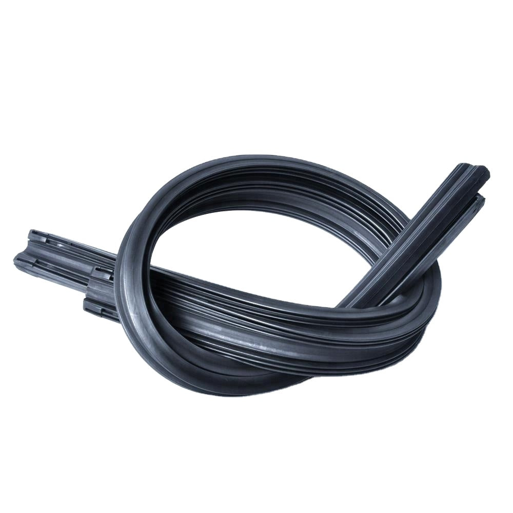 Qeepei Auto Spare Parts High Quality Car Wiper Blade Refill, windshield Wiper Blade Rubber For Hybrid Type Wiper Blades Only