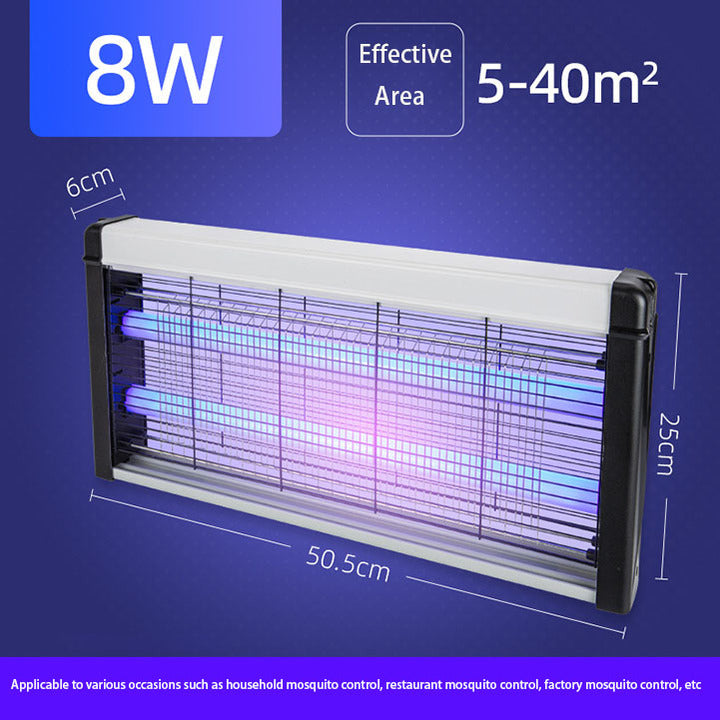 8W LED Mosquito Killer Lamp Home Ultraviolet Mosquito Repellent Mute Anti Fly Bug Zapper Physical Insect Trap for Pest Control