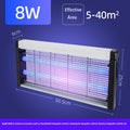 8W LED Mosquito Killer Lamp Home Ultraviolet Mosquito Repellent Mute Anti Fly Bug Zapper Physical Insect Trap for Pest Control