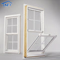 Compliant with California standards aluminum tempered glass windows double hung windows