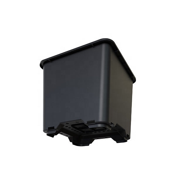 Recycled Draining Hole Plant Tree Blueberry PP Plastic 25L 30L 40L Flower Pot Nursery Planter Square Pots