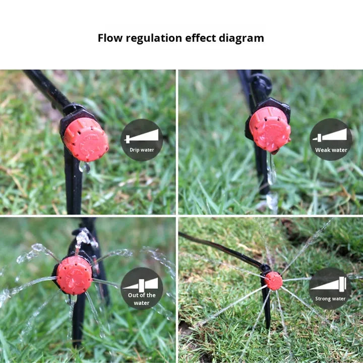Plastic Multi-style Orchard Farm Fruit Tree Drip Irrigation Nozzle 360 Degree Automatic Flower Waterer Micro-spray Head