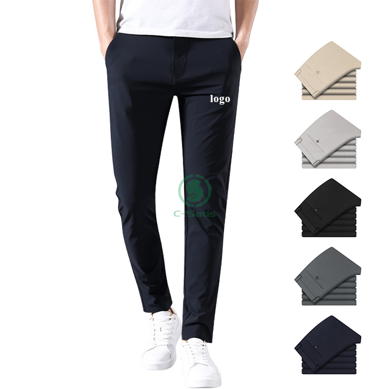 OEM Cotton Trouser New Style Casual Chino Pants For Men Essentials Men's Classic-Fit Stretch Golf Pant