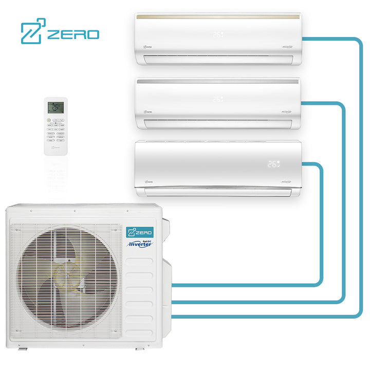 R32 18000btu 27000btu 35000btu 42000btu Mini Split Heating and Cooling Air Conditioning Smart Multi Zone Split Air Conditioner