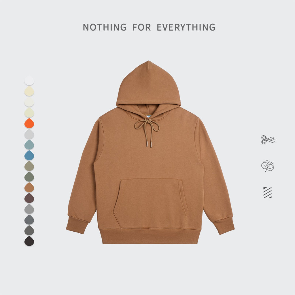 custom logo 350 grams mens thick fleece lined mens hoodies oversized high quality blank hoodies unisex