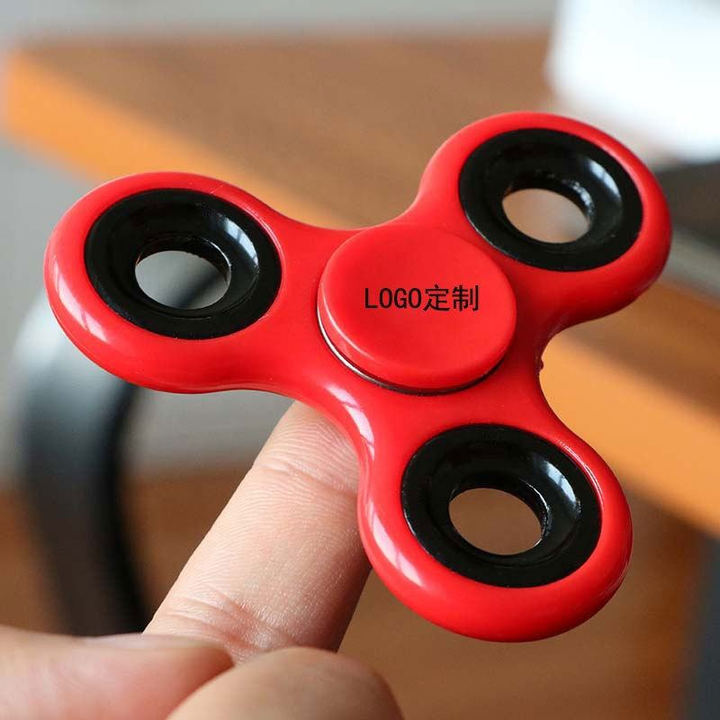Custom Logo Printed Finger Toy Fidget Spinner Hand Spinner Relieves Stress Colorful Fidget Hand Spinner