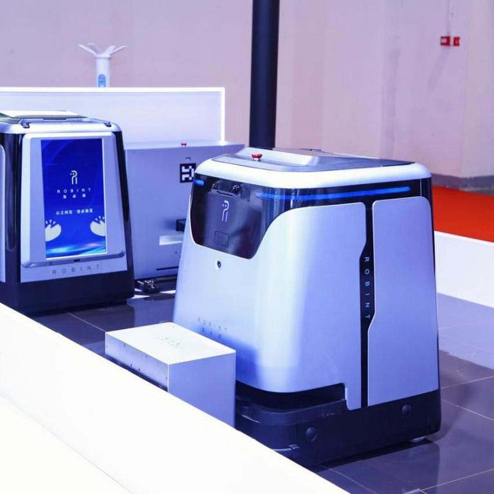 Auto-Charging App-Controlled Industrial Floor Scrubber Robot with Automatic Dirt Disposal for Hotel Tile Marble Warehouse Office