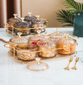Fruit Bowl Party Plates Compartment Tray Serving Sets Dessert Decorated Partition Snack Plastic Nordic Dishes Luxury Modern L/C