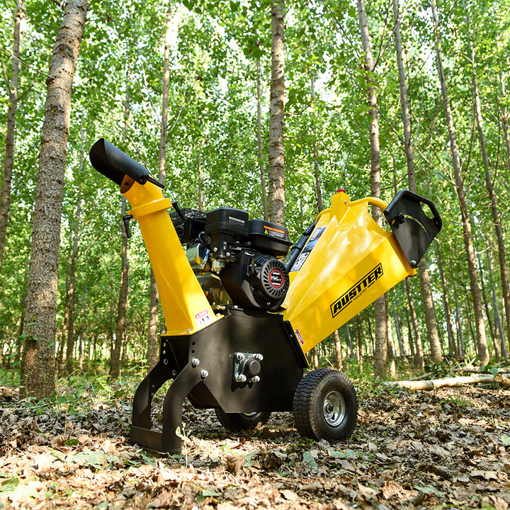AUSTTER CE Approved Industrial Self-feed Petrol Gasoline Engine Mobile Small Shredder Wood Chipper