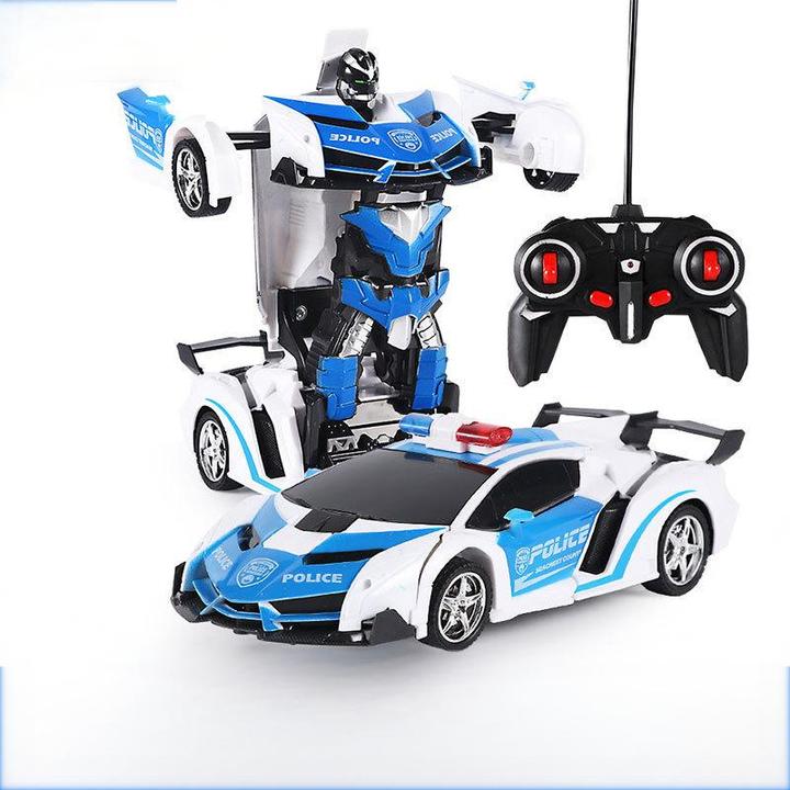 Rechargeable Toy Car with Remote Deformation Feature Car Robot Model Perfect for Celebration Events