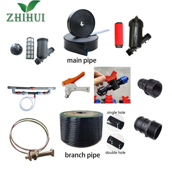 1 Hectare Irrigation Kit16mm Drip Tape 63mm Water Hose Drip Tape for Agricultural Irrigation System