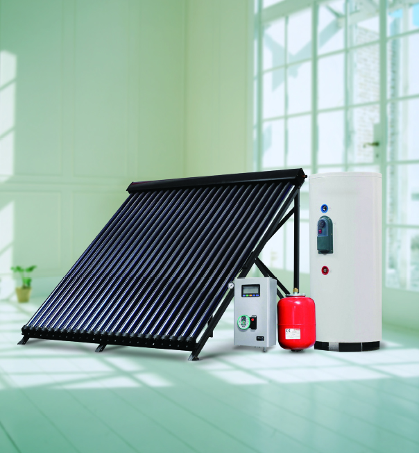 HANDA High Quality Outdoor and Garage Use Solar Water Heater System 100L 200L 300L Split Pressurized Evacuated Tube Type
