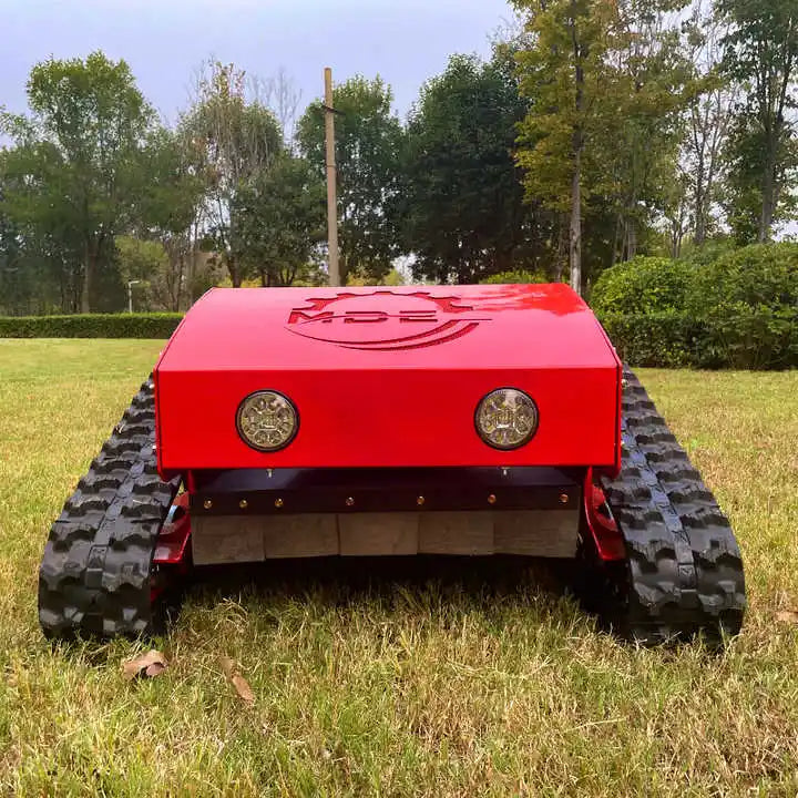 Crawler Robot Lawn Mower Self Propelled Remote Control Walking Tractor Garden Grass Cutting Machine Automate Cordless Lawn Mower