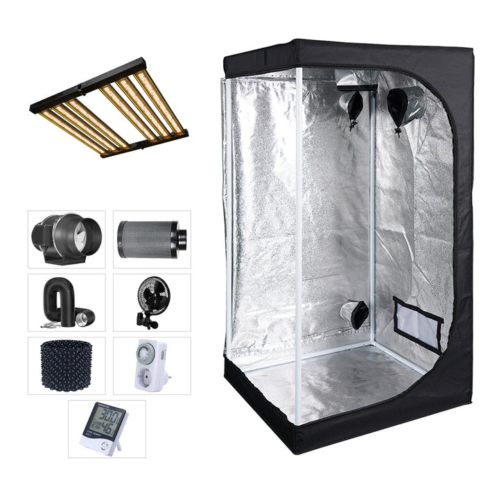High Quality Mushroom Cultivation Grow Tents with Blackout Fabric and Ventilation Ports