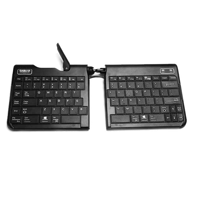 Ergonomic Folded keyboard office use ergonomic keyboard mini wireless split keyboard
