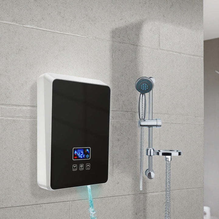 3.5kw 5.5kw Instant Electric Hot Water Heater with Digital Display Adjustable Temperature and Safety for Shower Bathroom OEM/ODM