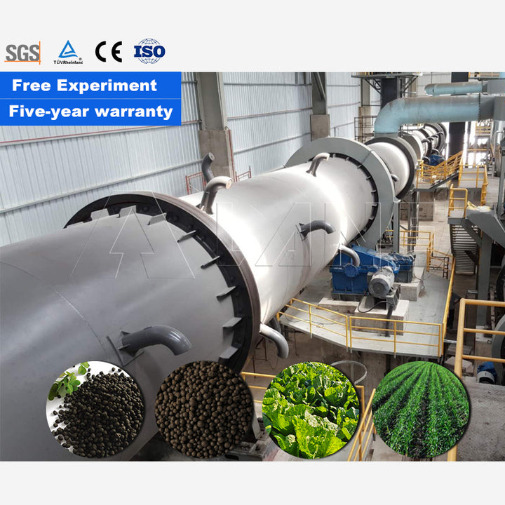 LANE Fully Automatic Vermicompost & Organic Waste Fertilizer Plant with Drying System