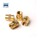 Yx Factory Custom 1/2 inch NPT Female Union Coupling Plumbing Brass Pipe Fitting